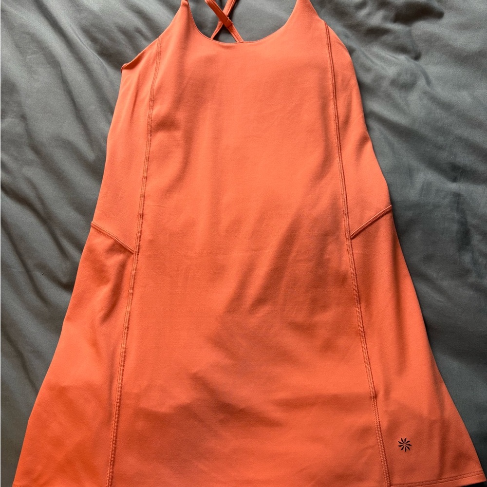 Athleta Girl Coral-Orange Active Dress